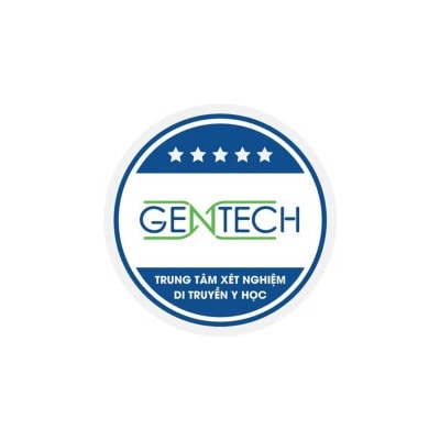 Logo Gentech — Y tế di truyền
