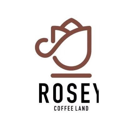 Logo Rosey Coffee Land — F&B